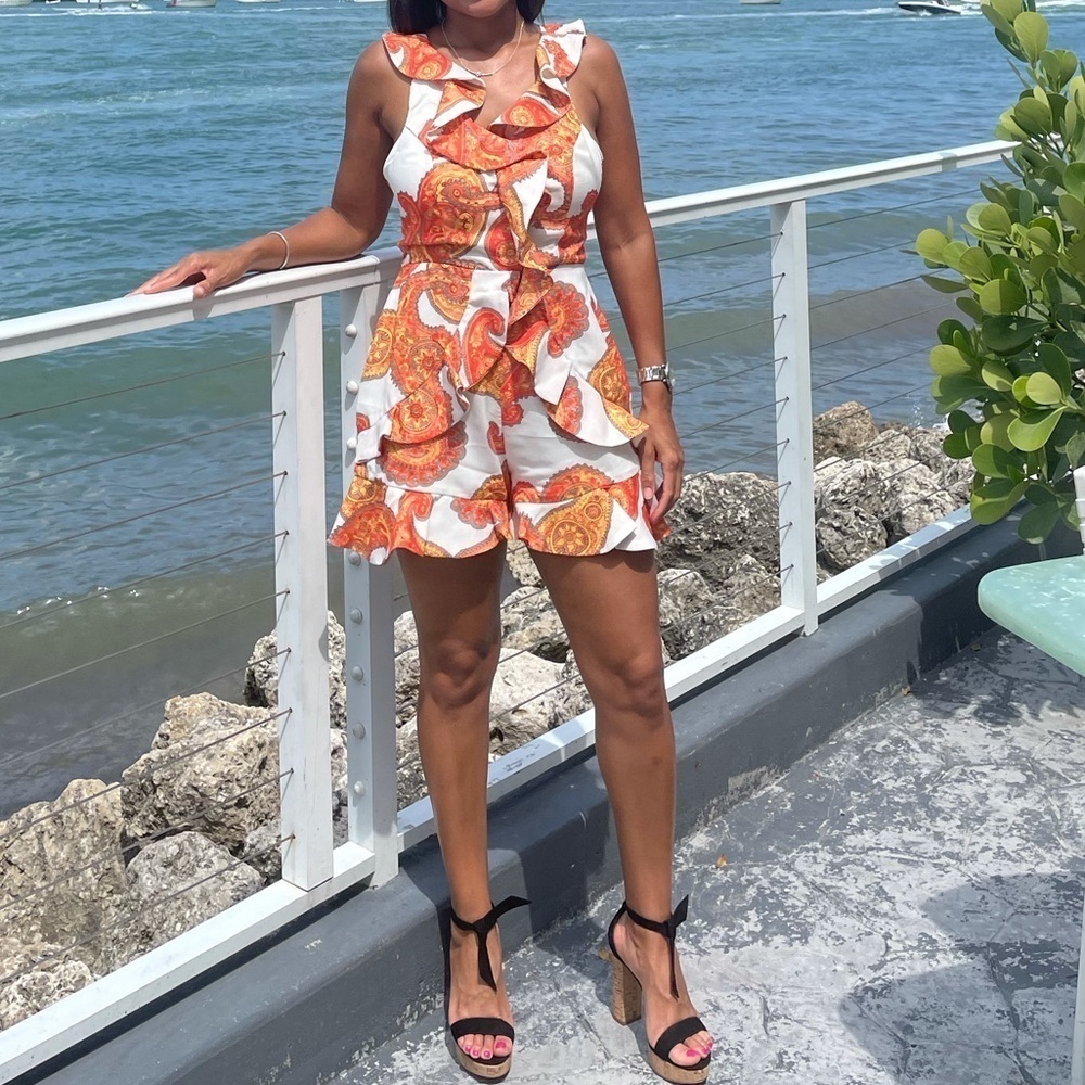 Jumpsuit in linen - Picture 3 of 3